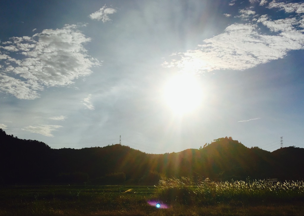 R162 通りすがりの夕陽