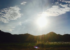 R162 通りすがりの夕陽