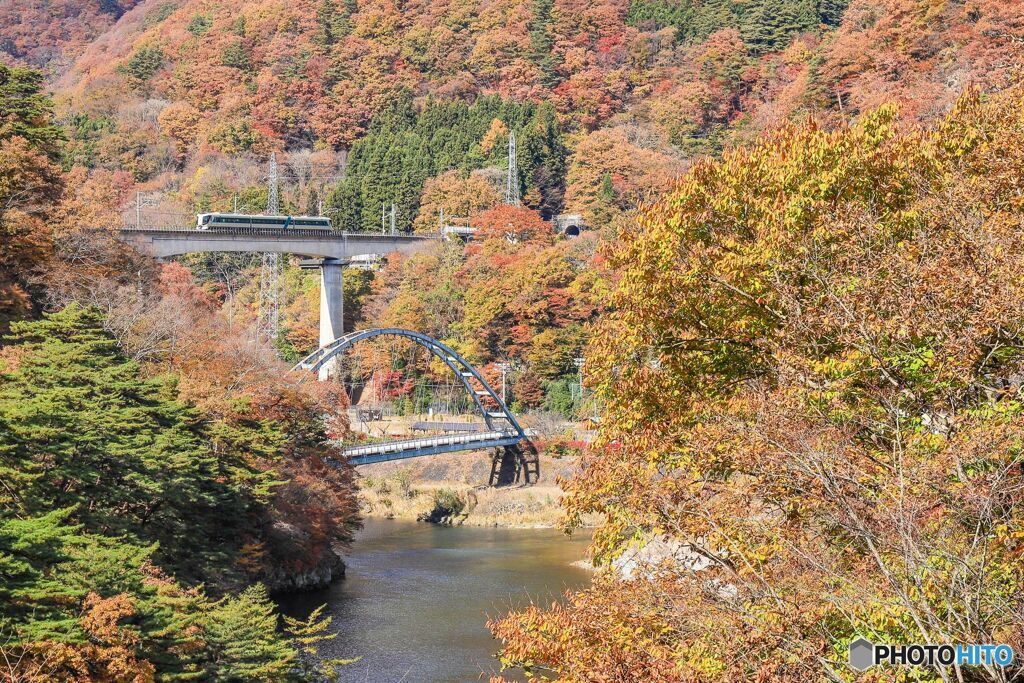 秋色の野岩鉄道＃川治湯元２