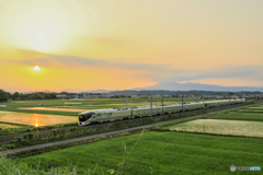 夕焼けのTRAIN SUITE 四季島！