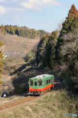 山間部を走るスイカ！