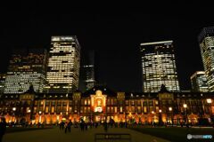 東京駅の夜景＃１