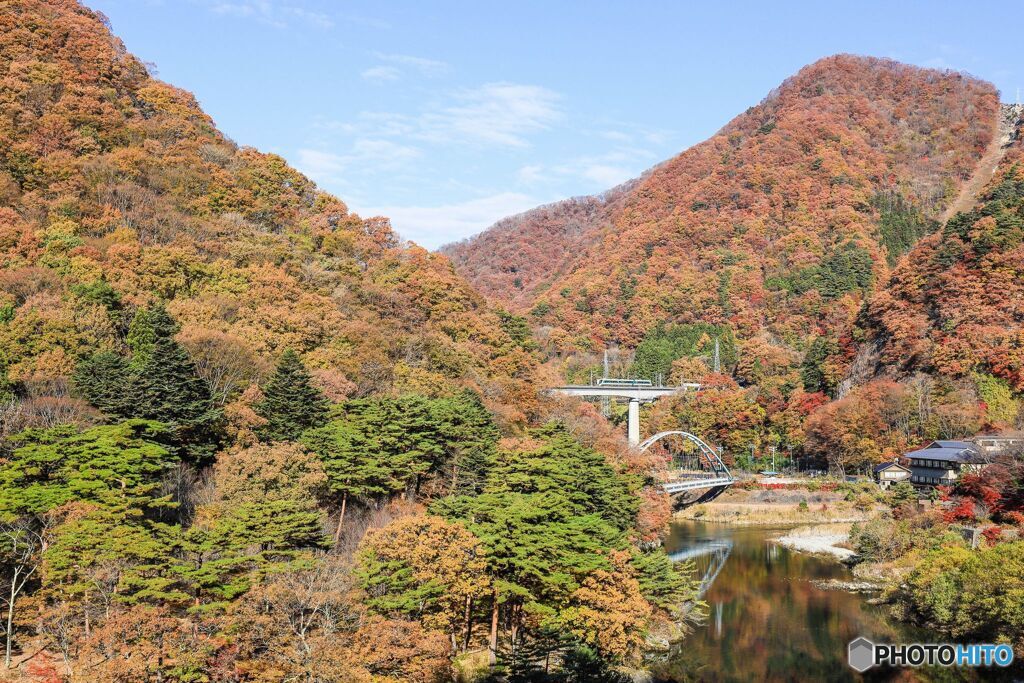 秋色の野岩鉄道＃川治湯元１