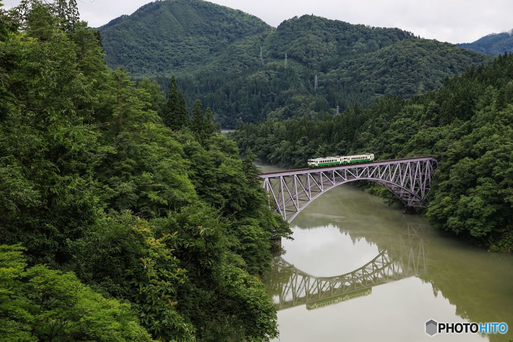 水鏡（第１橋梁）！