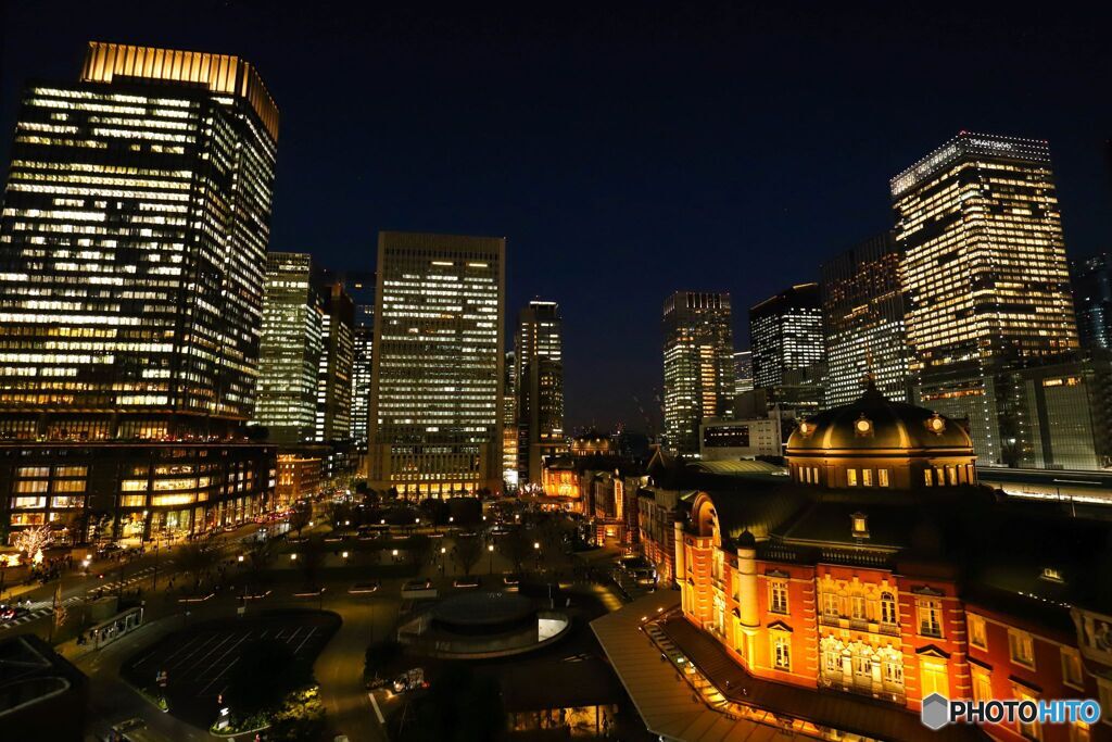 東京駅の夜景＃２