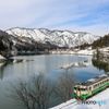 雪晴れの大志集落！