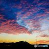 秋の夕焼け！