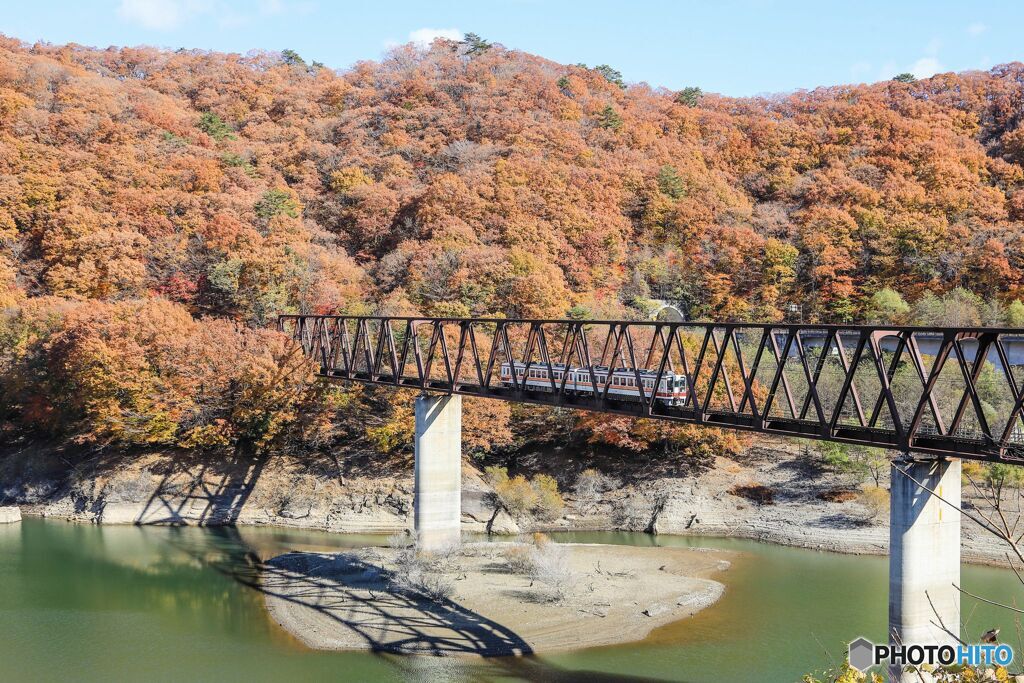 秋色の野岩鉄道＃湯西川温泉