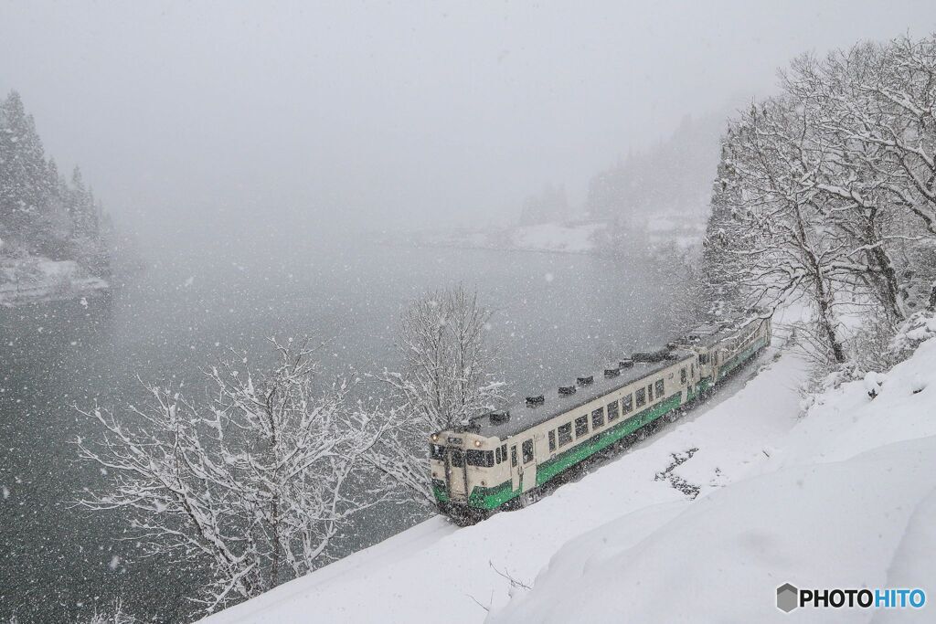 雪降る中を＃２