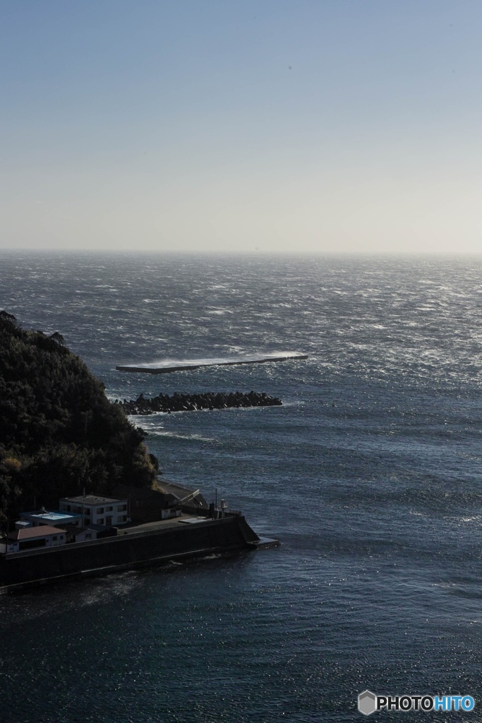 伊豆大島 波浮港 見晴台より