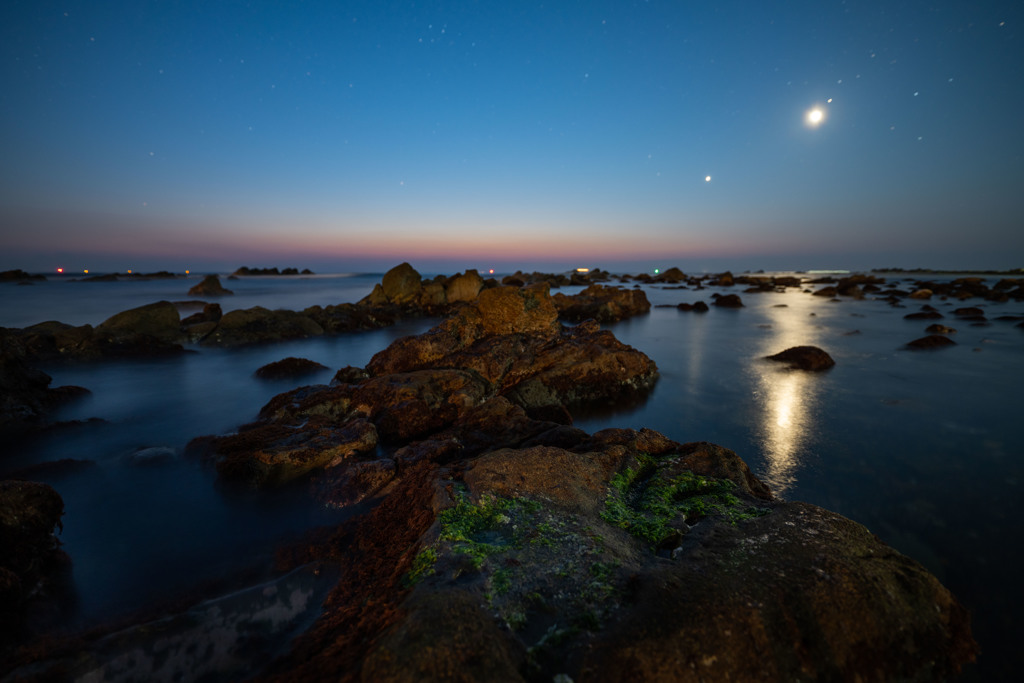 阿字ヶ浦の夜明け