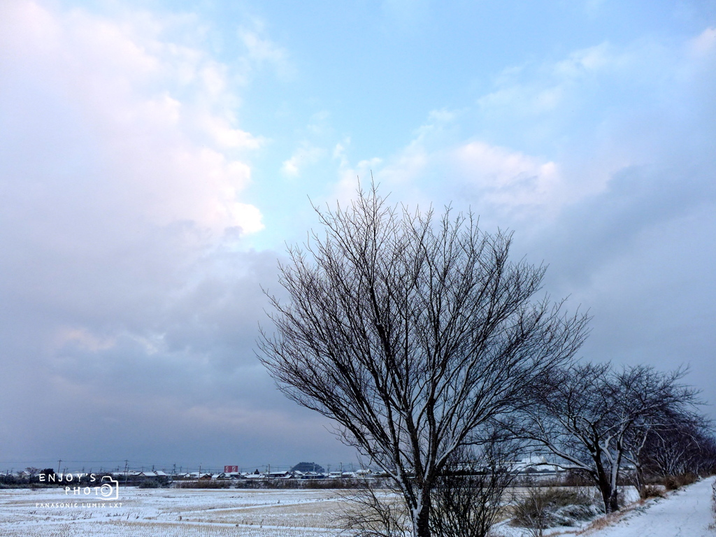 雪雲のほころび