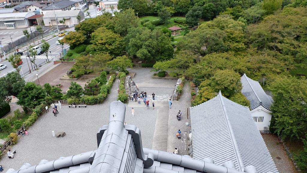 長浜城からの景色