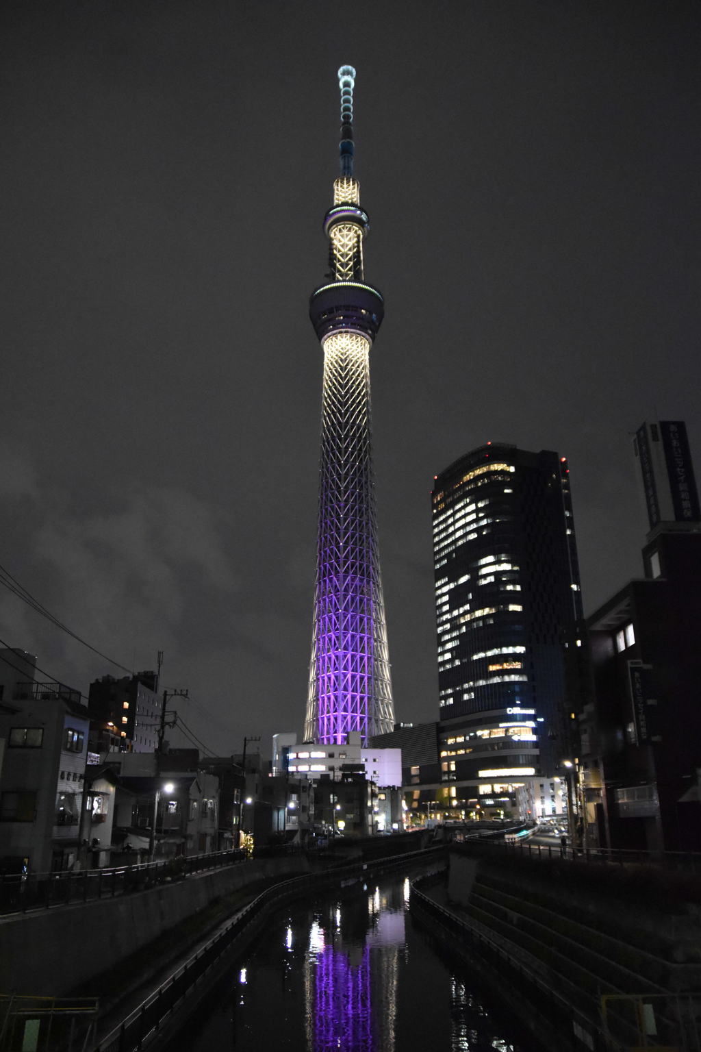夜のライトアップ