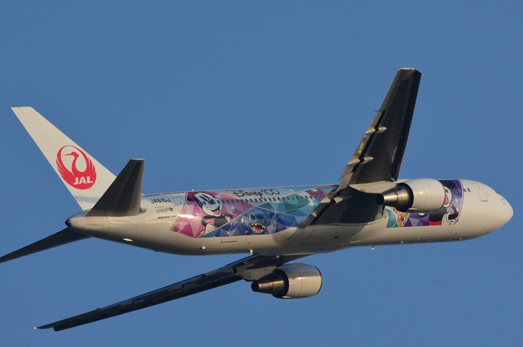 JAL‐B767(ディズニー塗装)