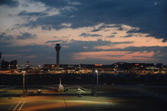 初の夜間で飛行機撮影⑤