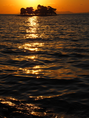 宍道湖の夕景