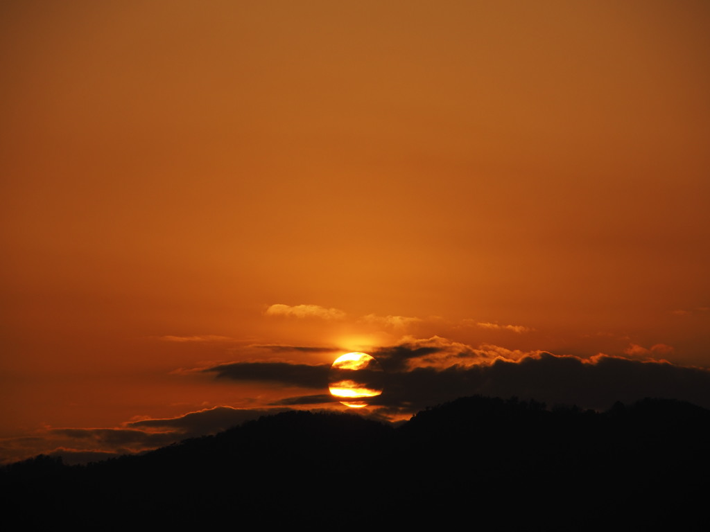 尾道の夕日