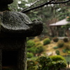 雨の縮景園