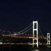 白鳥大橋と新日本石油の夜景