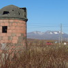 サイロと樽前山