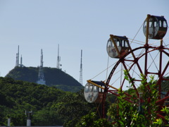 室蘭水族館と測量山