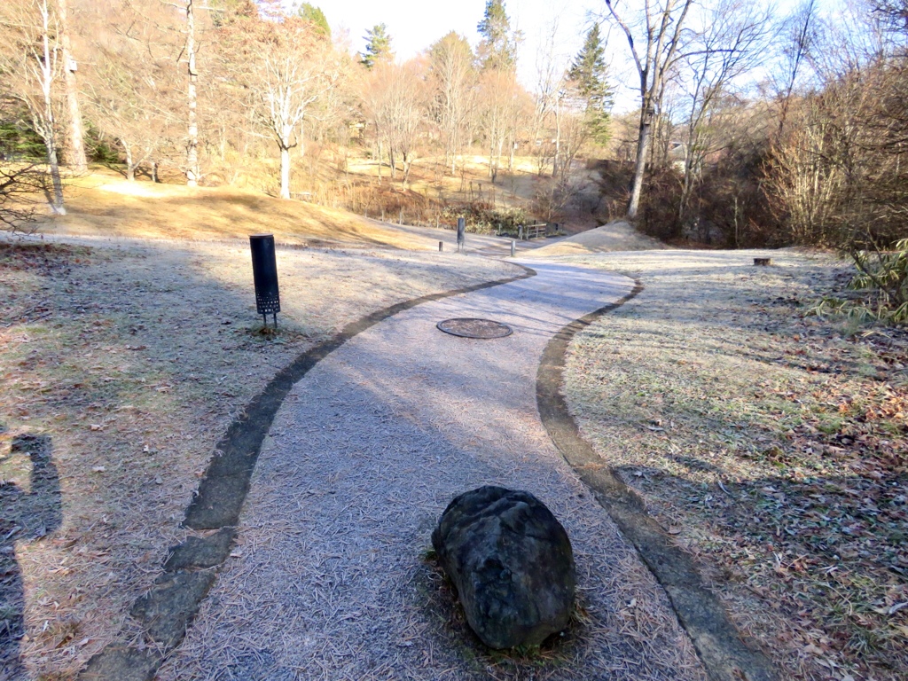 霜の道