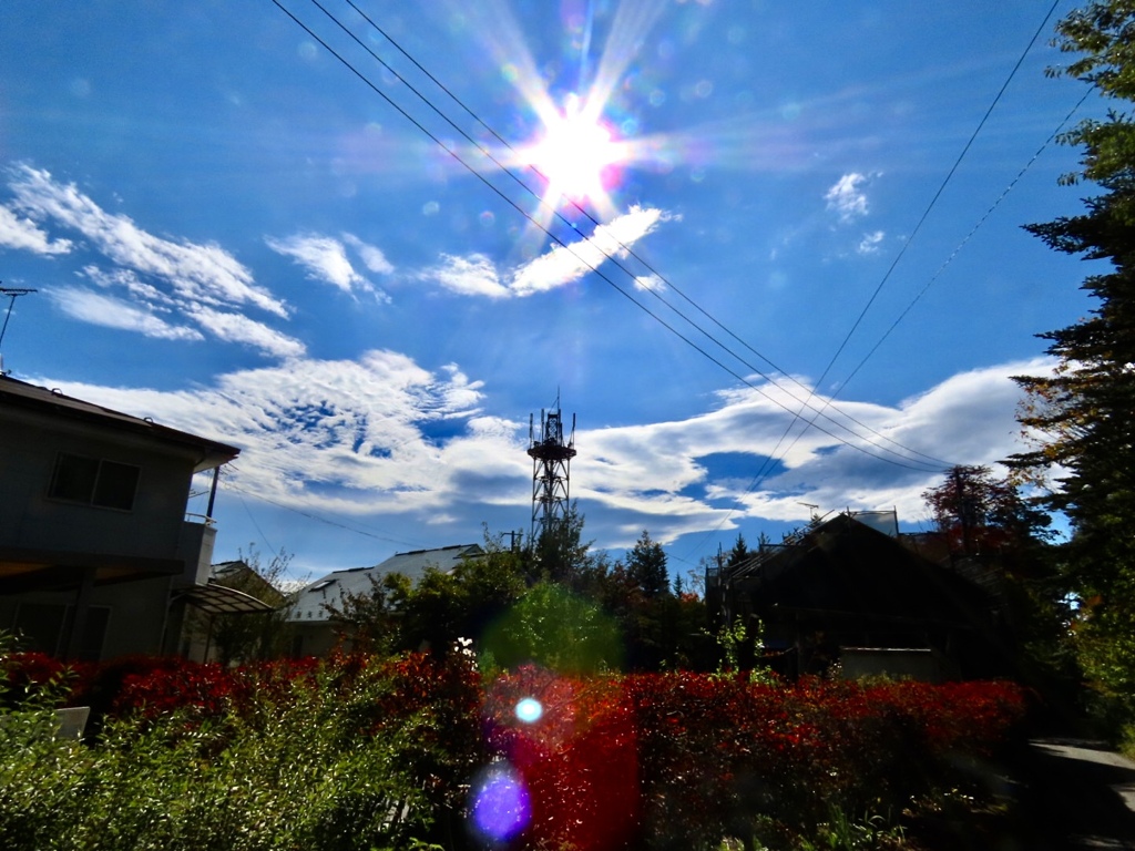 今朝の空