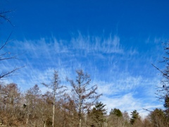 湯気のような雲
