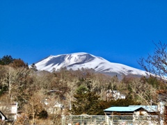 今朝の浅間山