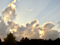 夕方の空