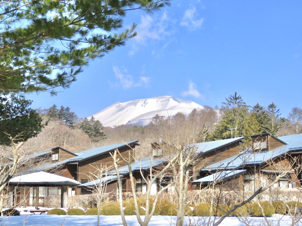 今朝の浅間山