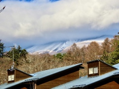 浅間山の雪