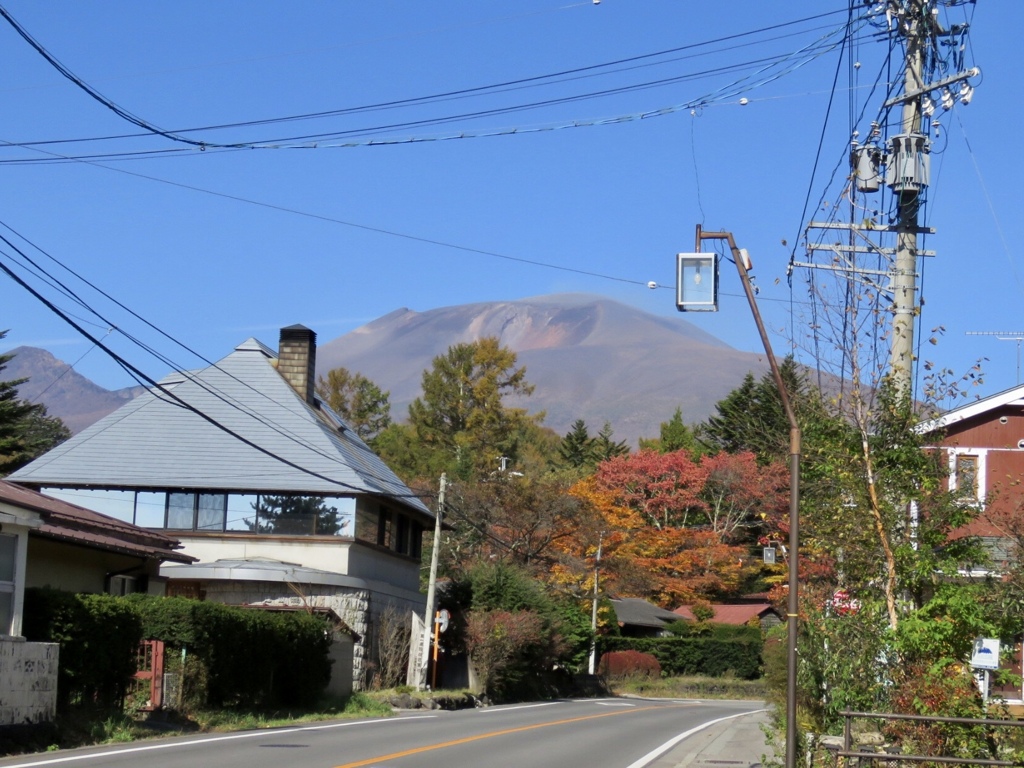 今朝の浅間山2
