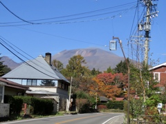 今朝の浅間山2