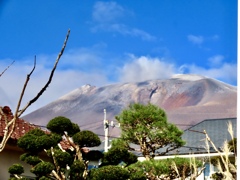 昨日の朝の浅間山①