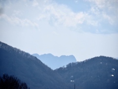 妙義山遠望