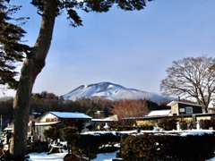 夕方の浅間山