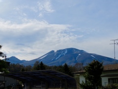 夕方の浅間山