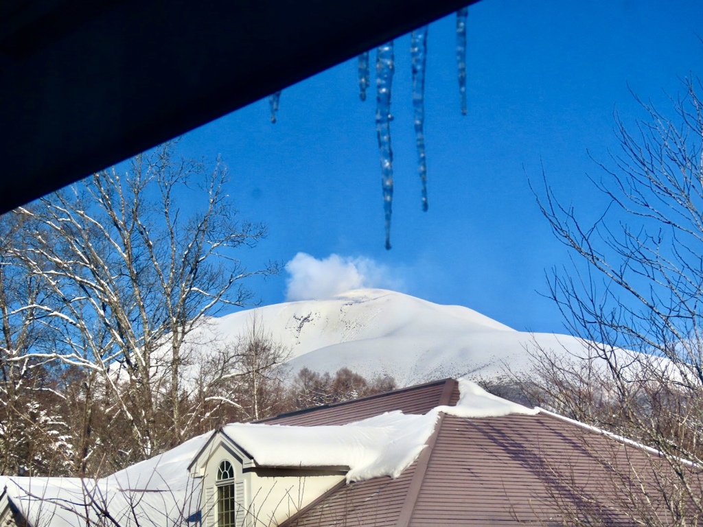 今朝の浅間山