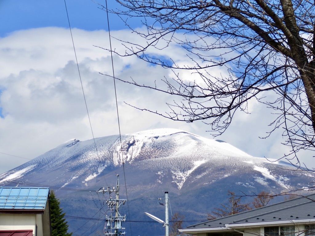 今朝の浅間山2