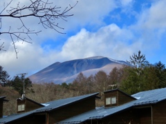 今朝の浅間山