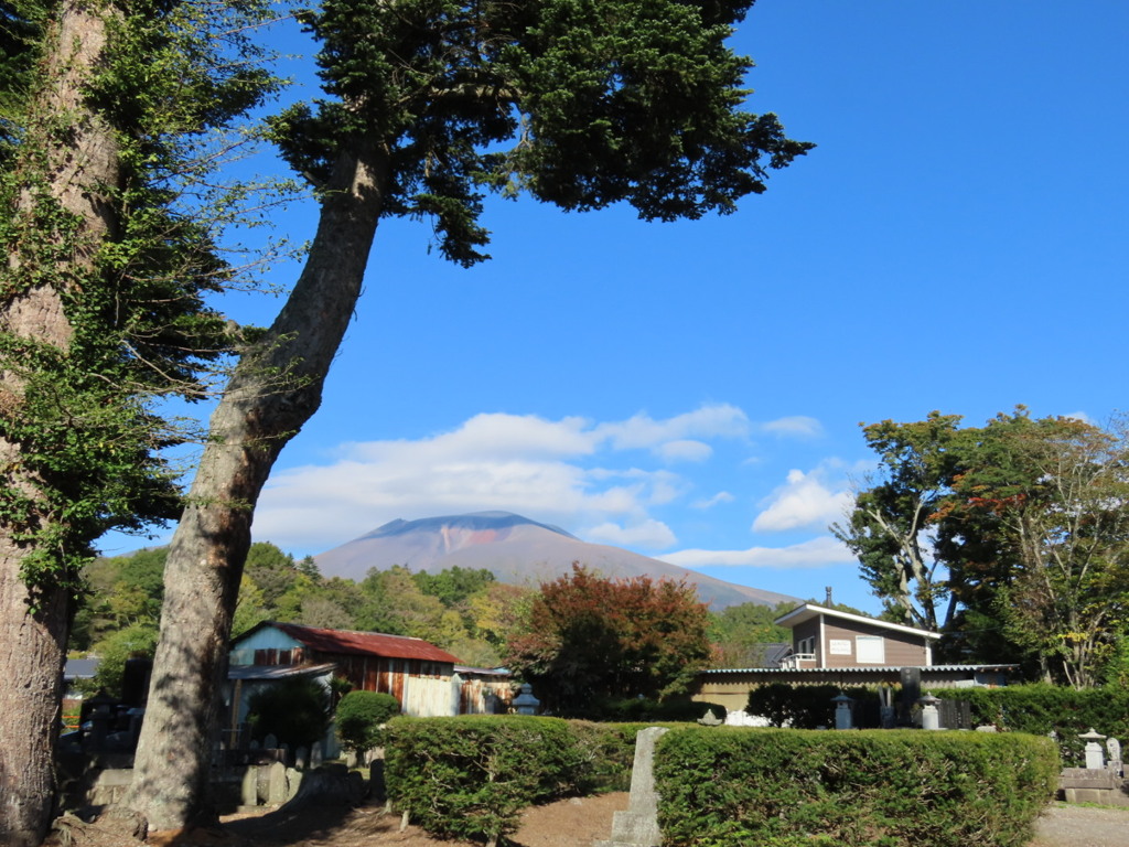 今朝の浅間山