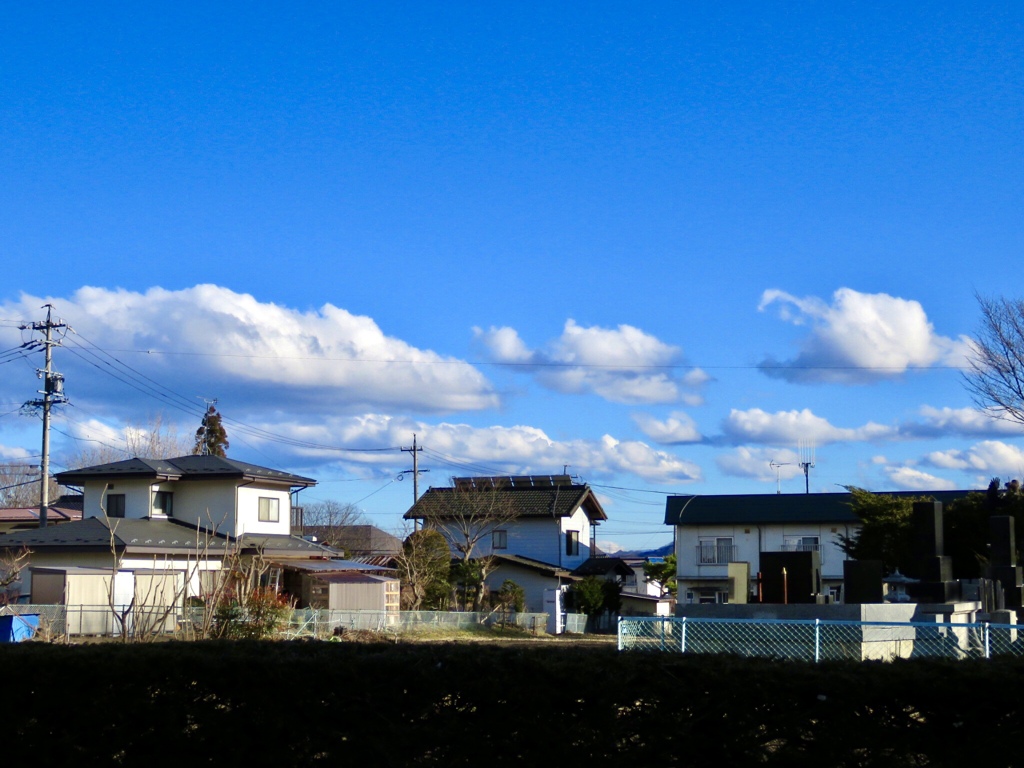 夕方の南の空