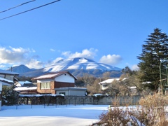 先程の浅間山