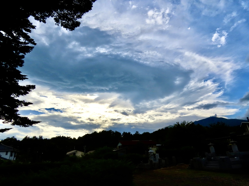 渦巻く雲