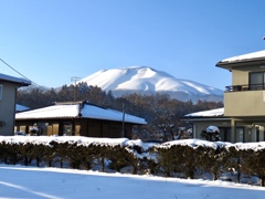 夕方の浅間山