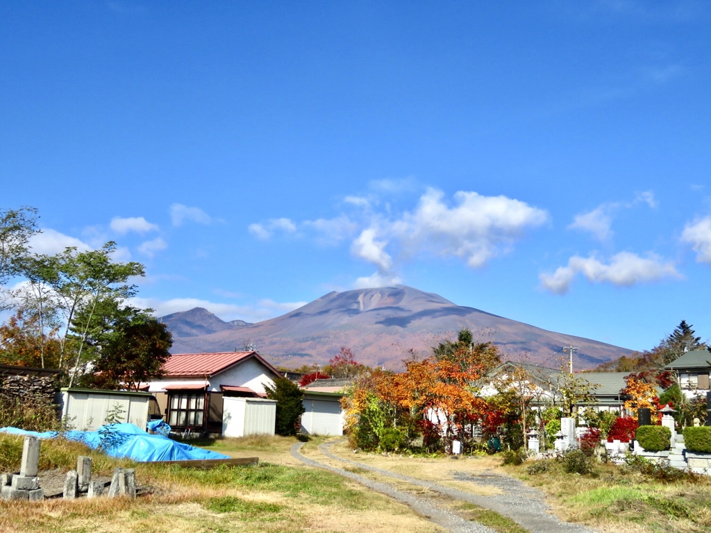 快晴の浅間山