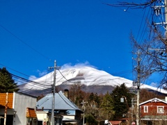 今朝の浅間山2