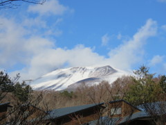 今朝の浅間山